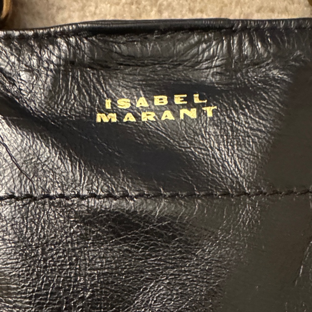 Isabel Marant Black Leather Wardy Tote - Picture 5 of 10